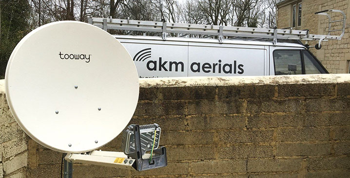 satellite broadband Ampney Crucis