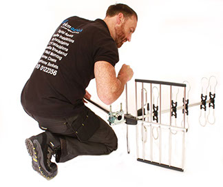 aerial repair man Ampney Crucis