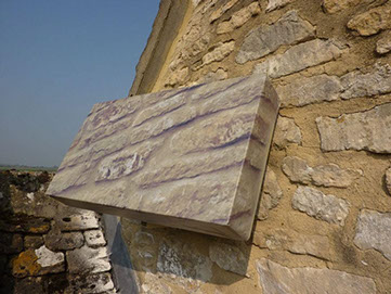 camouflaged satellite dish Ampney Crucis