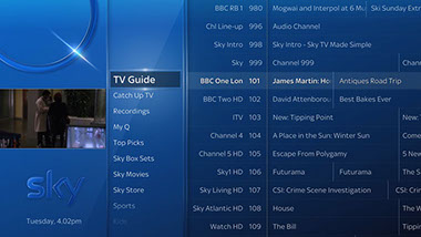 sky Q installation Siddington
